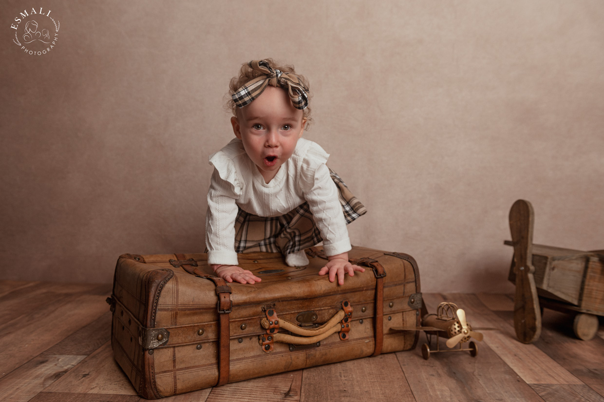 Séance bébé intérieur