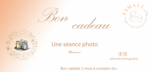 Bon Cadeau Séance Photo